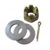 Brand new Sportsman Axle Nut Washer Kit with castle nut, two washers and cotter pin used on most Polaris Sportsman 4x4 rear axle