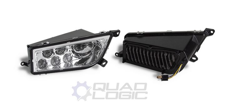 RZR 900 1000 Turbo Chrome LED Headlight Conversion Kit 2412335 2412336 Polaris