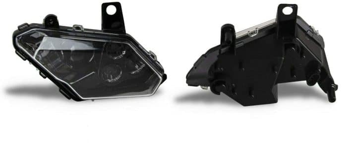 500-1230 Can-Am Maverick X3 (2017-21) Black LED Headlights (PAIR) 710004658 710004659